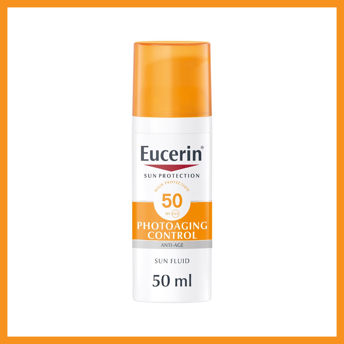 Sun Fluid Photoaging Control SPF 50 Antiage sunscreen for face Eucerin